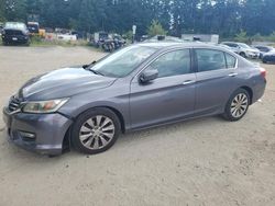 Salvage cars for sale at North Billerica, MA auction: 2014 Honda Accord EXL