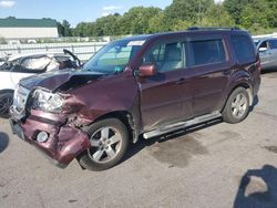 Salvage cars for sale at Assonet, MA auction: 2010 Honda Pilot EXL