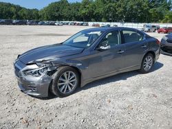 Salvage cars for sale at North Billerica, MA auction: 2015 Infiniti Q50 Base