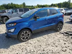 Salvage cars for sale at Candia, NH auction: 2019 Ford Ecosport SES