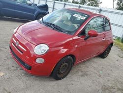 Salvage cars for sale at Riverview, FL auction: 2015 Fiat 500 POP