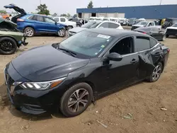 Salvage cars for sale at Woodhaven, MI auction: 2023 Nissan Sentra SV