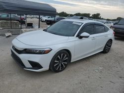 Salvage cars for sale at Kansas City, KS auction: 2022 Honda Civic EX