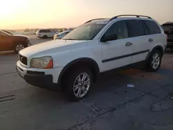 Salvage cars for sale at Grand Prairie, TX auction: 2004 Volvo XC90