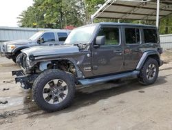 Jeep Vehiculos salvage en venta: 2018 Jeep Wrangler Unlimited Sahara