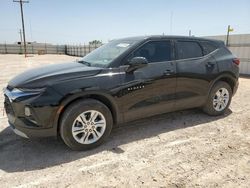 Salvage cars for sale at Andrews, TX auction: 2021 Chevrolet Blazer 1LT