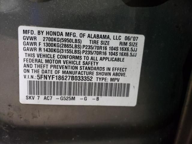 2007 Honda Pilot EXL