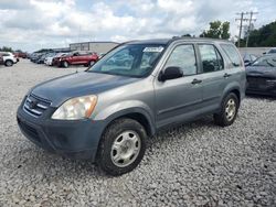 Salvage cars for sale at Wayland, MI auction: 2006 Honda CR-V LX