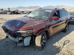 Salvage cars for sale at Magna, UT auction: 2019 Jeep Cherokee Limited