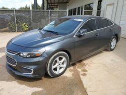 Chevrolet salvage cars for sale: 2017 Chevrolet Malibu LS