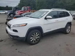 Jeep Vehiculos salvage en venta: 2015 Jeep Cherokee Limited