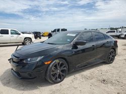 Honda salvage cars for sale: 2020 Honda Civic Sport