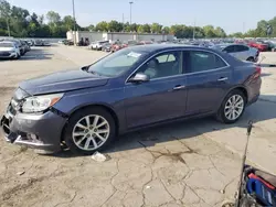 Chevrolet Malibu ltz salvage cars for sale: 2015 Chevrolet Malibu LTZ