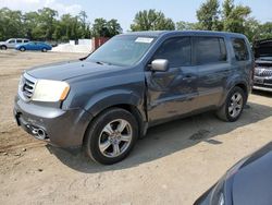 Salvage cars for sale at Baltimore, MD auction: 2012 Honda Pilot EXL