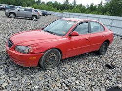 Salvage cars for sale at Windham, ME auction: 2004 Hyundai Elantra GLS