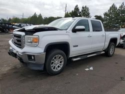 Salvage trucks for sale at Denver, CO auction: 2015 GMC Sierra K1500 SLE