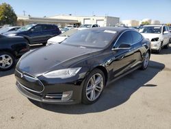 Salvage cars for sale at Martinez, CA auction: 2013 Tesla Model S