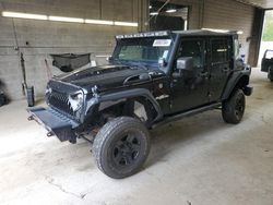 Jeep salvage cars for sale: 2017 Jeep Wrangler Unlimited Sport