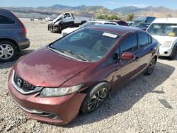 Honda salvage cars for sale: 2014 Honda Civic EX