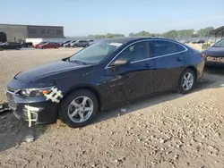 Chevrolet salvage cars for sale: 2017 Chevrolet Malibu LS