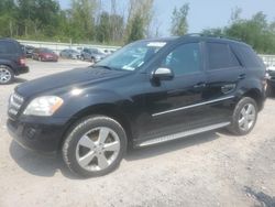 Salvage cars for sale at Leroy, NY auction: 2009 Mercedes-Benz ML 350