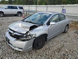 Honda salvage cars for sale: 2010 Honda Civic LX