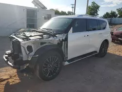 Salvage cars for sale at Oklahoma City, OK auction: 2024 Infiniti QX80 Luxe