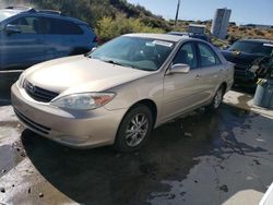 Salvage cars for sale at Reno, NV auction: 2004 Toyota Camry LE