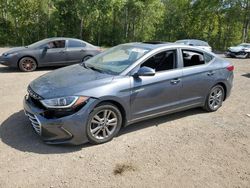 Salvage cars for sale at Cookstown, ON auction: 2018 Hyundai Elantra SEL