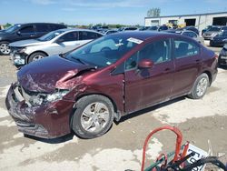 Honda salvage cars for sale: 2013 Honda Civic LX