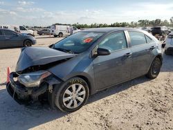 Toyota Corolla l salvage cars for sale: 2016 Toyota Corolla L