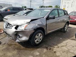 Salvage cars for sale at Chicago Heights, IL auction: 2012 Nissan Rogue S