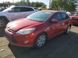 Salvage cars for sale at Denver, CO auction: 2012 Ford Focus SE