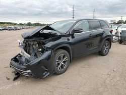 Salvage cars for sale at Colorado Springs, CO auction: 2018 Toyota Highlander LE