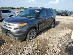 Salvage cars for sale at Kansas City, KS auction: 2015 Ford Explorer XLT