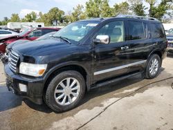 Salvage cars for sale at Bridgeton, MO auction: 2008 Infiniti QX56