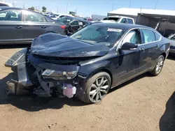 Chevrolet salvage cars for sale: 2018 Chevrolet Impala LT