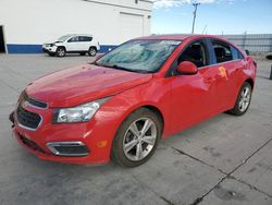 Salvage cars for sale at Farr West, UT auction: 2015 Chevrolet Cruze LT