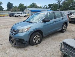 Honda salvage cars for sale: 2013 Honda CR-V LX