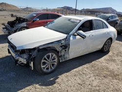 Salvage cars for sale at North Las Vegas, NV auction: 2018 Mercedes-Benz C300