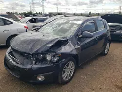 Chevrolet salvage cars for sale: 2015 Chevrolet Sonic LT