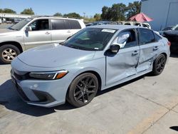 Salvage cars for sale at Sacramento, CA auction: 2022 Honda Civic Sport