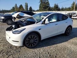 Salvage cars for sale at Graham, WA auction: 2023 Tesla Model Y