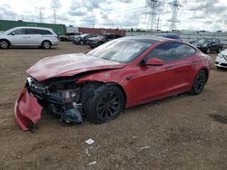 Salvage cars for sale at auction: 2017 Tesla Model S