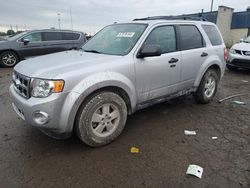 Salvage cars for sale at Woodhaven, MI auction: 2012 Ford Escape XLT