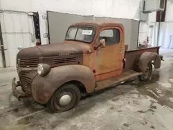 Salvage cars for sale at Avon, MN auction: 1946 Dodge UK