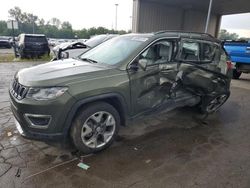 Salvage vehicles for parts for sale at auction: 2019 Jeep Compass Limited