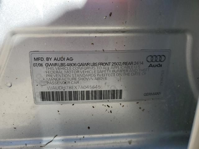 2007 Audi A4 3.2 Quattro