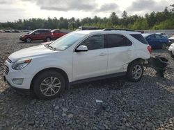 Chevrolet salvage cars for sale: 2017 Chevrolet Equinox LT