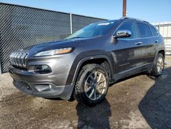 Salvage cars for sale at Woodhaven, MI auction: 2015 Jeep Cherokee Latitude